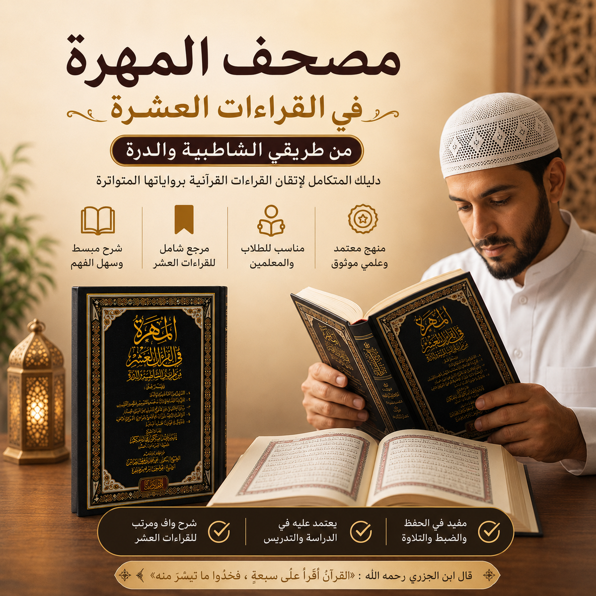 مصحف المهرة في القراءات العشرة من طريقي الشاطبية والدرة