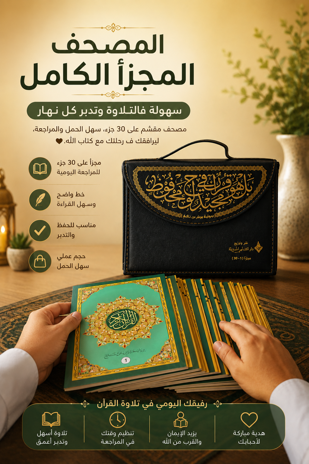 المصحف المجزأ الكامل